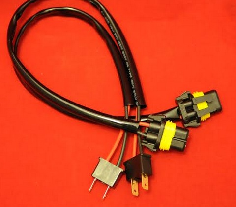 H7 Wire Harness for HID ballast to stock socket for HID Conversion Kit 